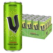 V Green Energy Drink Can 250ml  24 Pack