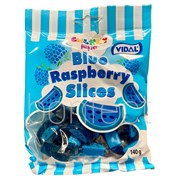 Chunky Funkeez Blue Raspberry Slices Bag 140g  12 Pack
