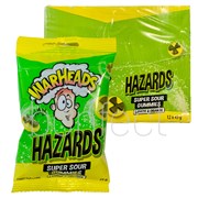 Warheads Hazards Super Sour Gummies Lemon  Orange 45g  12 Pack
