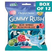 Gummy Rush Blue Shark Bag 90g  12 Pack