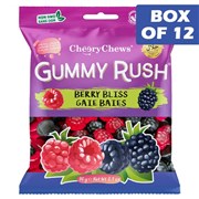 Gummy Rush Berry Bliss Bag 90g  12 Pack