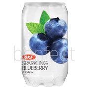 Okf Sparkling Drink Blueberry 350ml  24 Pack