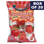 Kapri Strawberry Gummy Liquid Candy Ball 4 Pieces  20 Pack