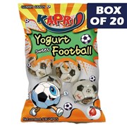 Kapri Football Gummy Liquid Candy Ball 4 Pieces  20 Pack