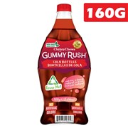 Gummy Rush Bottle Cola Soda 160g