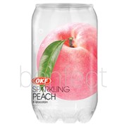 Okf Sparkling Drink Peach 350ml  24 Pack