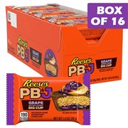Reese Big Cup PBJ Grape Chocolate Peanut Butter Cups 39g  16 Pack
