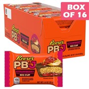 Reese Big Cup PBJ Strawberry Chocolate Peanut Butter Cups 39g  16 Pack