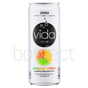 Vida Original Citrus Sparkling Drink 325ml  24 Pack