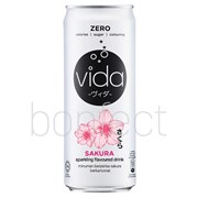 Vida Original Sakura Sparkling Drink 325ml  24 Pack