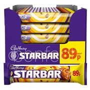 Cadbury Starbar Chocolate  Caramel  Peanut Bar 50g  32 Pack PM