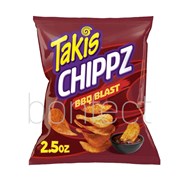 Barcel Takis Chippz Barbeque Blast Potato Chips 71g  20 Pack