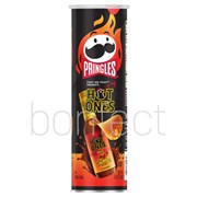 Pringles Hot Ones Rojo Potato Chips 158g  14 Pack