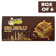 Gusta Pistachio Dubai Dark Chocolate With Kataifi  Pistachio Cream Bar 200g  6 Pack