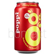 Poppi Cherry Limeade Prebiotic Soda 355ml  12 Pack