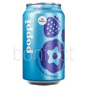 Poppi Wild Berry Prebiotic Soda 355ml  12 Pack