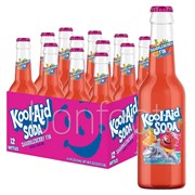 KoolAid Glass Bottle  Sharkleberry 355ml  12 Pack