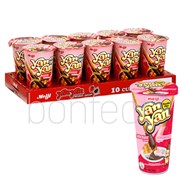 Meiji Yan Yan Biscuit Double Stick Chocolate  Strawberry 44g  10 Pack