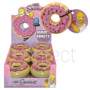 The Simpsons Donut Sweets Strawberry Donut Candy Tin 42g  12 Pack
