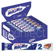 Milky Way Chocolate Bar Whipped Nougat 2 Pack 45g  24 Pack