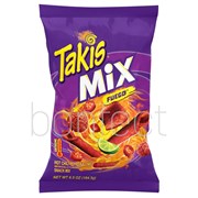 Barcel Takis Fuego Mix Hot Chili Pepper  Lime Extreme Spicy Snack Mix 185g  14 Pack
