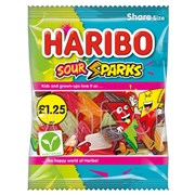 Haribo Sour Spark Bag 140g  12 Pack