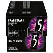 5 Gum Grape Spark 27g  24 Pack