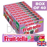 Fruittella berries  cherry Soft Chew Sweets Sticks 41g  40 Pack
