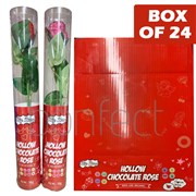 Big Bang Milk Chocolate Foiled Rose 18g  24 Pack