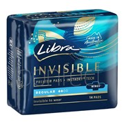 Libra Invisible Regular Pads With Wings 14 Pads