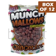 Munch Mallows Sweet  Crunchy Chocolate Family Size 200g  12 Pack
