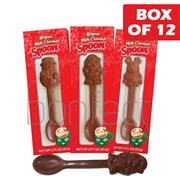 Alberts Belgian Milk Chocolate Hot Cocoa Stirring Spoons 20g  12 Pack