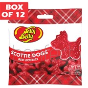 Jelly Belly Red Licorice Scottie Dogs 78g 12 Pack