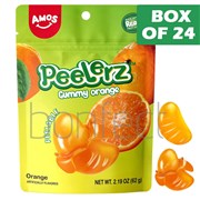 Amos Peelerz Orange Bag 85g  24 Pack