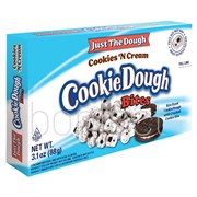 Just the Dough Cookie N Cream Cookie Dough Bites 88g  12 Pack