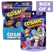Cosmic Gummy Rings Tropical Punch Cherry Grape 227G  6 Bags