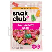 Snak Club Sour Gummy Bears 213g  6 Bags