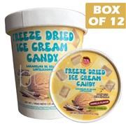 Freeze Dried Ice Cream Candy  Vanilla 50g  12 Pack