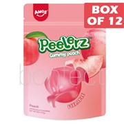 Amos Peelerz Peach Bag 150g  12 Pack