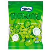 Vidal Melons Sour Sherbet Filled Bubble Gum Bag 90g  14 Pack