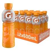Gatorade 600ml Orange Bolt 12 Pack
