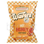 Doughbriks Wavers Hot Honey Crispy Snacks 126g  12 Pack