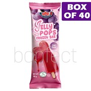 Kapri Tongue Ice Cream Jelly Pops Frozen Bar  Grape 70g  40 Pack
