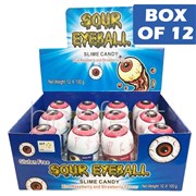 AIT SOUR EYEBALL BLUE RASPBERRY SLIME CANDY 100G12