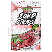 Sour Strips Candy Bag 96g  12 Pack  Lemonberry