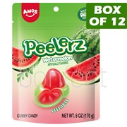 Amos Peel Gummy Bag 170g  12 Pack  Watermelon