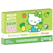 Hello Kitty Sour Gummy Treats Movie Theatre Box 88g  12 Pack