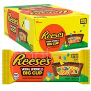 Reeses Big Cup Spring Sprinkles King Size 73g  16 Pack