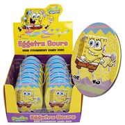 SpongeBob SquarePants Eggstra Sour Candy Tin 34g  12 Pack
