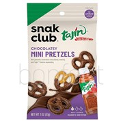 Snak Club Chocolate Mini Pretzel Bag 57g  12 Pack